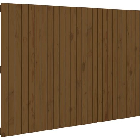Maison Exclusive - Cabecero de cama pared madera maciza marrón mi