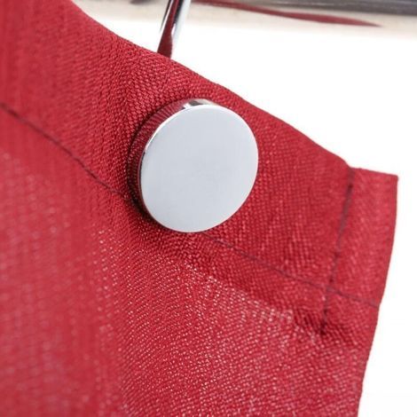 Anneaux de rideau de douche 12 pièces – finition argent anti-rouille, compatibles avec toutes les tringles et rideaux de salle de bain (1/3)