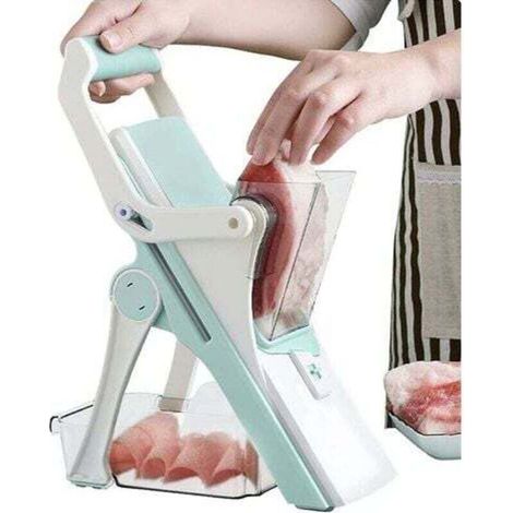 5 in 1 Multifunctional Vegetable Cutter, Manual Slicer, Grater - Stainless Steel Blade - Suitable for Carrots, Potatoes, Cucumbers and Fruits (1/4)