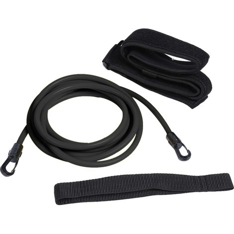 Cinturón de entrenamiento de natación, ajustable para mayor comodidad, entrenamiento de resistencia eficaz, negro 3M (1/2)