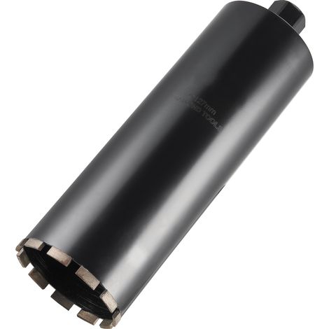 Foret Diamant pour Carotteuse, Couronne de Carottage Humide Diamètre 127 mm et Profondeur de Perçage 356 mm, Trépan avec Filetage Intérieur 1-1/4 po-7 32 mm-7, pour Béton Armé Maçonnerie (1/5)