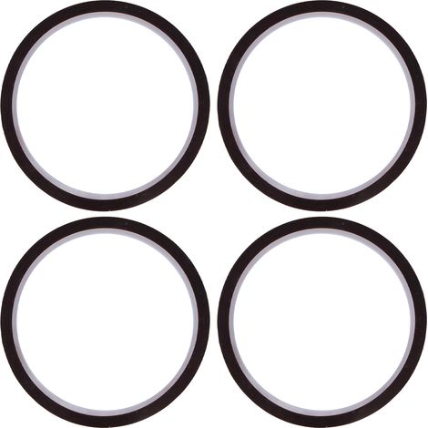 Tissu de presse haute température PI antistatique, résistant à la chaleur, lot de 4, largeur 12mm, idéal pour pressage thermique. (1/5)