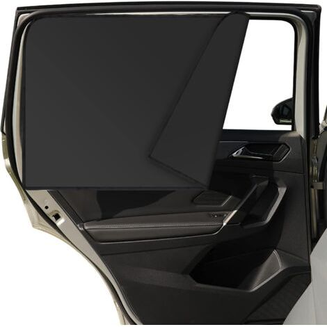 2 Pcs Pare-Soleil Voiture Bébé, Rideaux Magnétiques pour Voiture Rideaux Fenêtres de Protection Solaire, Pare-Soleil de Vitre Latérale de Siège Arrière pour Voiture Bloquer Rayons UV (Noir) (1/5)