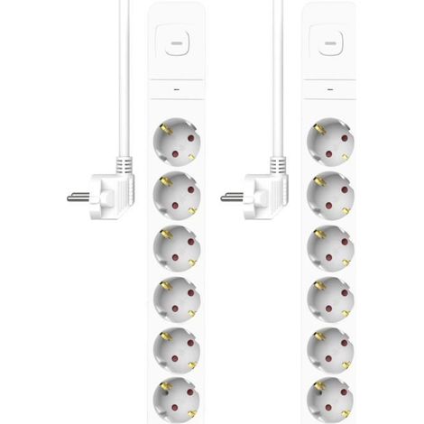 Multiprise - ELRO - ES706 - 6 Prises - Protection Surtension - Cordon 1,5 m (1/5)