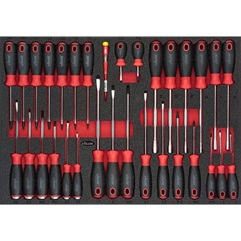Screwdriver set ∙ V4230 ∙ Profilo esagonale esterno, Profilo interno TORX®, Profilo esagonale interno, Profilo intaglio a croce PH, Profilo ad intaglio ∙ 0.5 x 3 – 1.6 x 10 · 6 – 13 · PH0 – PH3 · T10  (1/4)