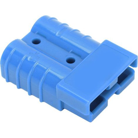 Connecteur d'alimentation 50 A 600 V SB50A, connecteur à sertir avec 2 bornes pour batterie (bleu) (1/5)