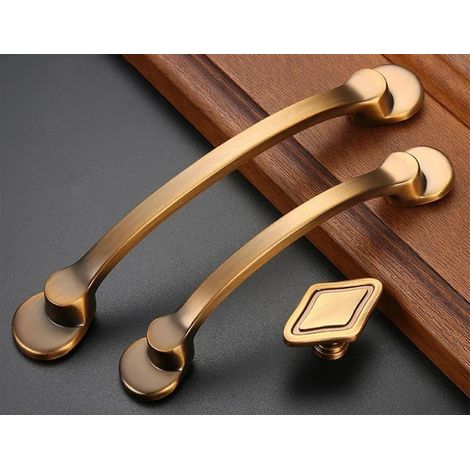 Protection de porte d'armoire pour boutons et poignées en laiton (1/2)