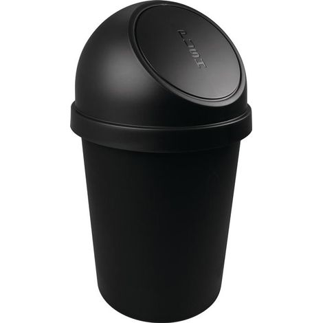 Poubelle H700xØ403mm 45l noire (1/5)