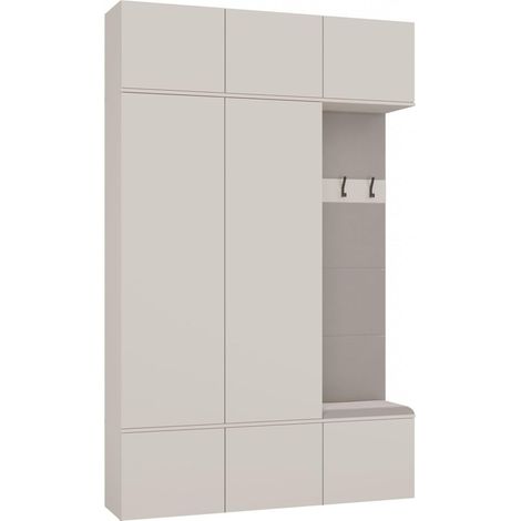 Armadio, cashmere / beige, 150 x 238 x 35 cm