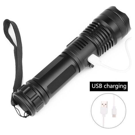 USB charging XHP50.2 strong flashlight emergency light outdoor strong light (1/5)