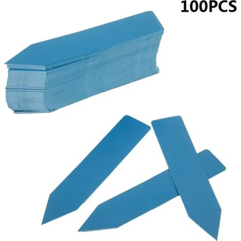 100 étiquettes en plastique pour plantes, marqueurs de plateaux de plantation, outils de décoration de jardin à faire soi-même, étiquettes pour pots de fleurs, outils de jardinage
