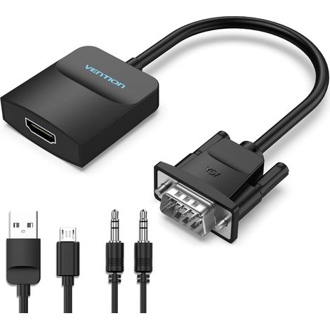 VGA zu HDMI Konverter Vention acnbf Audio Micro USB (1/5)