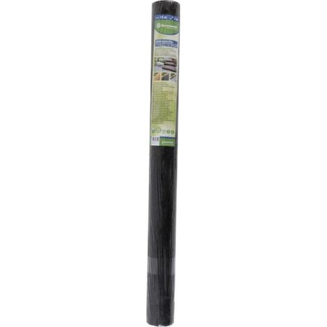 Toldo anti malezas 1x15m 90g/m2 gris oscuro Rolle