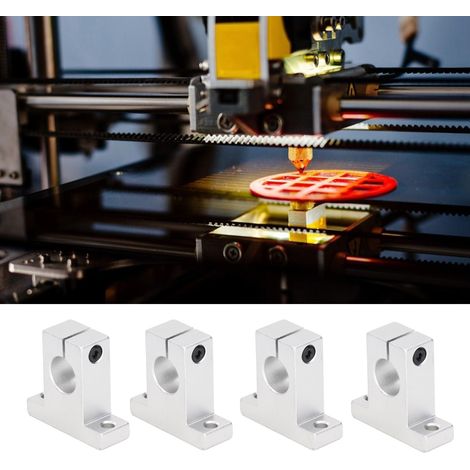 Vertikale Linearführung aus SK16-Aluminium, 4-teilig, für Linearstangen mit 16 mm Durchmesser (1/5)