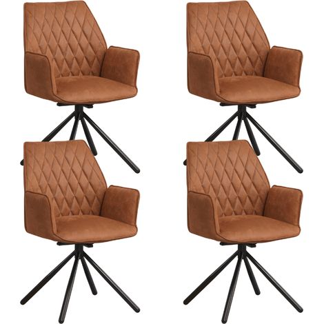 Set mit 4 drehbaren Esszimmerstühlen von Novan Industriell (1/5)