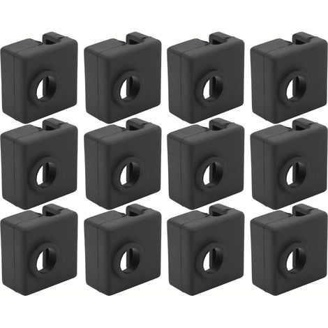 12 pièces Capuchon Chauffant en Aluminium avec Manchon Silicone Résistant à 280°C pour Bloc Chauffant MK7/8/9 (1/5)