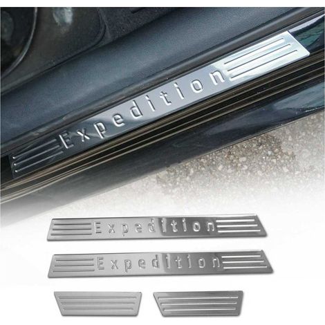 Seuils de porte pour Audi Q2 Q3 Q5 Q7 Q8 e-tron Expedition en acier inox Chromé (1/5)