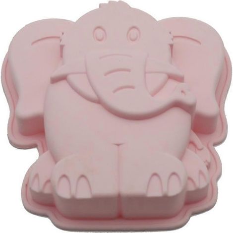 Moule en Silicone Éléphant pour Pâtisserie, Gâteaux et Desserts - Ustensile de Cuisson (1/3)