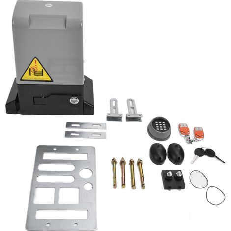 Porte coulissante automatique 370W, ouvre-porte villa 800kg, charge max 220V pour portail domestique (1/5)