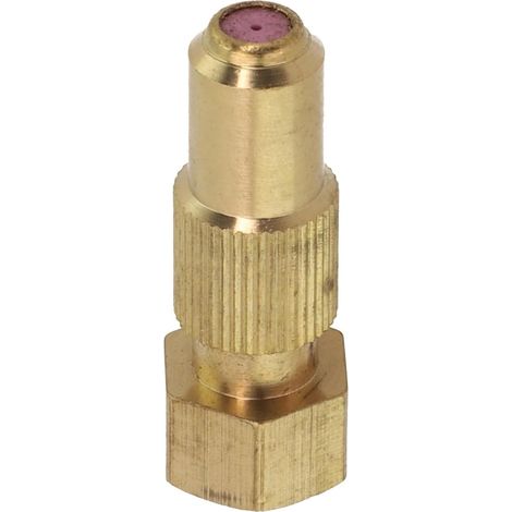 Buse de pulvérisation agricole réglable haute pression en cuivre pour systèmes d'arrosage jardin et agricoles, design étanche, facile à installer, taille 16 x 41 8 mm, pi simple (1,8 trou) - 1.0 hole (1/5)