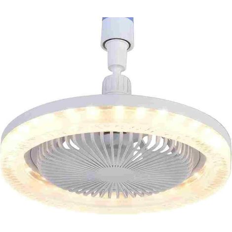 Deckenventilator mit integrierter LED-Beleuchtung und Fernbedienung. Kleiner Ventilator für Küche, Wohnzimmer und Schlafzimmer – 30 W (1/5)