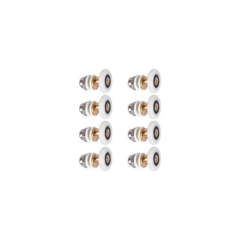 rodillos de ducha de 25 mm, rodamientos para puertas correderas de ducha. (1/4)