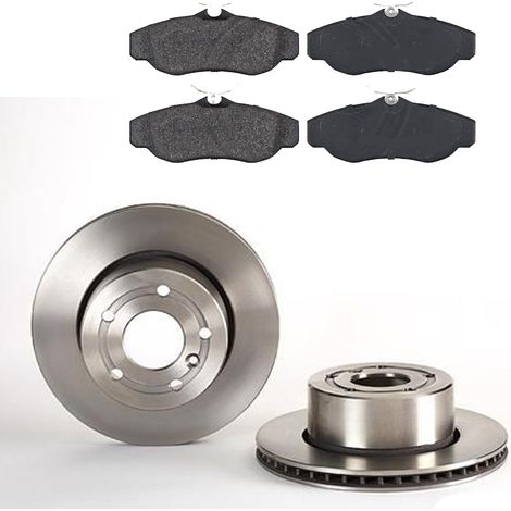 KIT FRENI ANTERIORI compatibile con LAND ROVER DISCOVERY II (L318) - DISCHI + PASTIGLIE OEM: FDB980 / 17106 , 16569 /SOSTITUZIONE DIRETTA/BASSA POLVERE/SILENZIOSO (1/5)