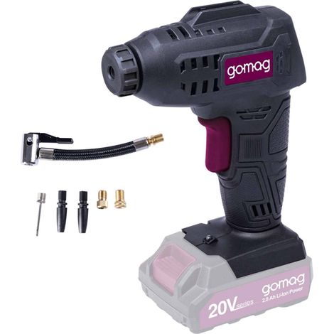 Gomag Akku Handkompressor GO-LP20 20V Luftpumpe mobil 7 bar Arbeitsdruck (1/5)