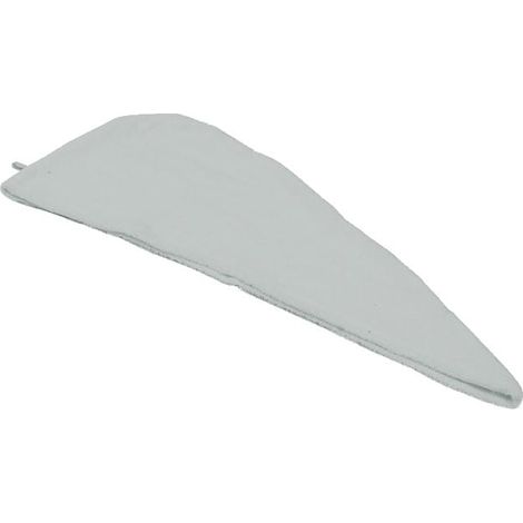 Turbante de baño de tela gris