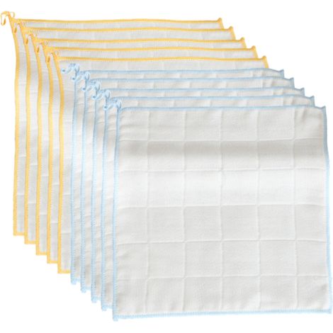 Chiffon De Cuisine - En Fibres De Bambou Naturel - Absorbant Et Réutilisable - Pour Cuisine Salle De Bain Comptoirs - Lot De 4 (1/5)