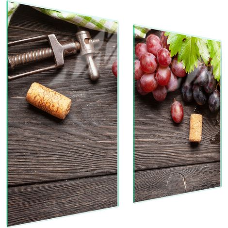 PIASTRA PROTETTIVA IN VETRO PER CUCINA 65x52 FRUTTA (1/5)