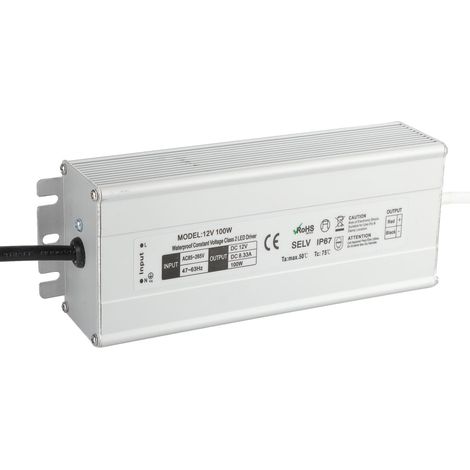 Hocheffizientes, wasserdichtes LED-Netzteil IP67, kleine Baugröße, Sicherheitsschutz, EU-Stecker, Wechselstrom 100-265V, 12V Ausgang, wasserdichter Konverter für LED-Streifen. (1/5)