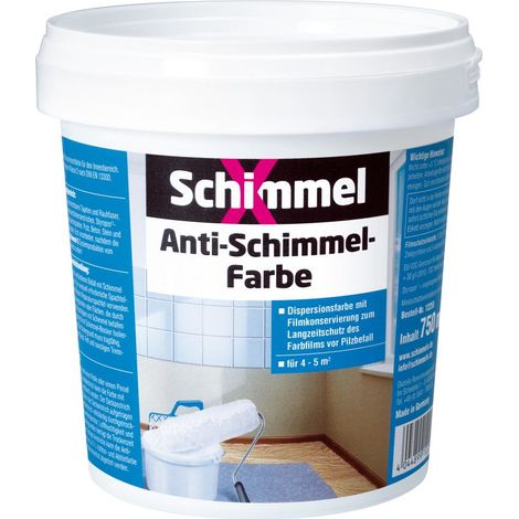 PUFAS SchimmelX Anti-Schimmel-Farbe weiß 750ml
