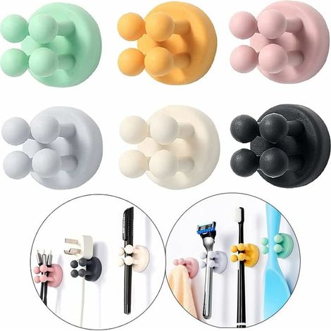 royaluxe - porte-brosse à dents en silicone cuisine salle de bain (1/5)