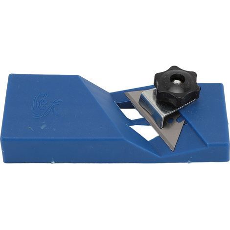 Rabot à chanfreiner à 45 degrés, à double fente et à bords droits, outil de finition pour le travail du bois (1/5)
