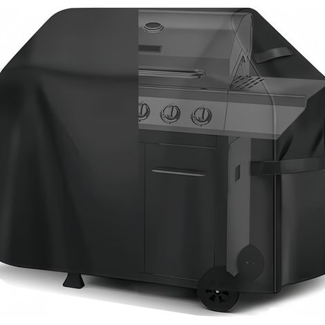 Housse de barbecue en tissu Oxford(145x61x117), housse de barbecue imperméable pour patio (1/5)