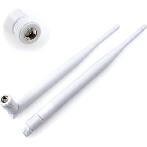 2,4-GHz-WLAN-Antenne, omnidirektional, SMA, 6 dBi, weiß (1/5)