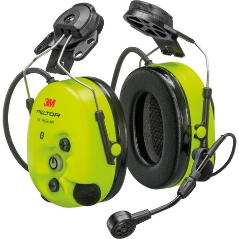 3M Peltor WS ProTac XPI Forestry, avec fixation du casque, vert fluo, SNR31 dB(A)