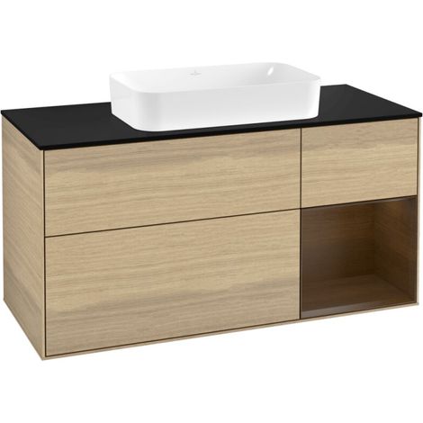 Villeroy & Boch F302GNPC Meuble sous lavabo Finion F30
