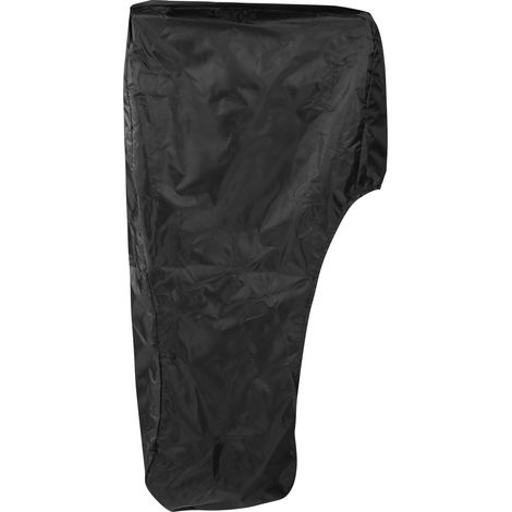 Housse de protection intégrale pour moteur hors-bord en tissu Oxford noir, imperméable et anti-poussière (44'' x 47'' x 37'') (1/5)