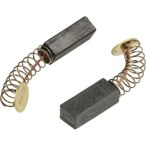 vhbw 2x balais charbon 5x6x16 mm compatible avec Süda 650, 360, 380, 370, 610, 381 outil électrique