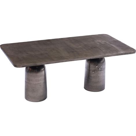 Amadeus - Table basse rectangulaire en aluminium L110 cm Totem