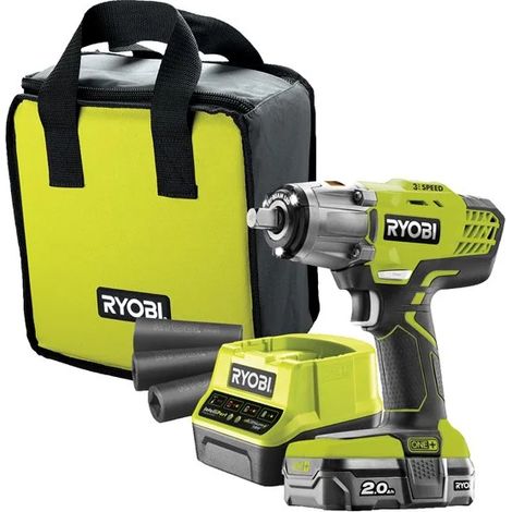Ryobi 18V OnePlus llave de impacto verde 400 Nm