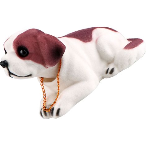 Chien Chat Ornement Secouant Tête Figurine Animale Mignonne Déco Tableau de Bord Bureau Table Basse Lot Type2 (1/5)