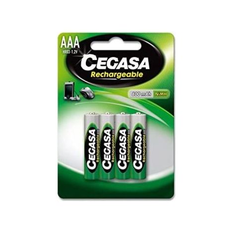 Cegasa batteria ricaricabile hr03 800 mah 1 2v bl.4 pz.