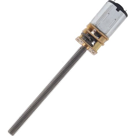 N20 12V 300 U/min Getriebemotor mit M4x55mm Kugelgewindetrieb (1/5)