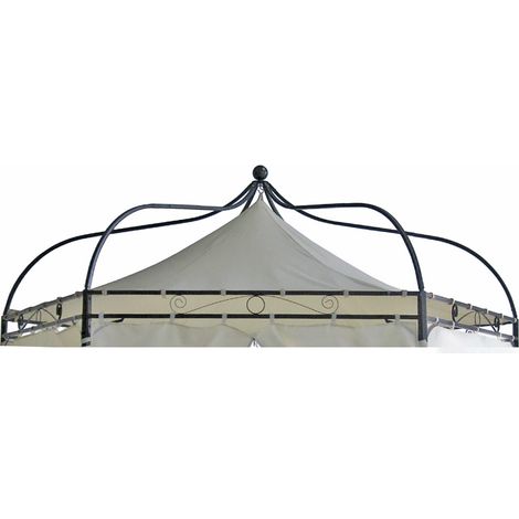 Ersatzdach für Pavillon MODENA, Polyester PVC-beschichtet écru (1/3)