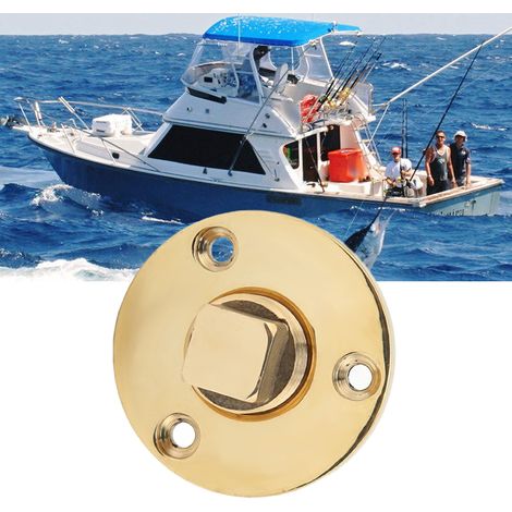 Kit de bouchon de vidange, bouchon de vidange marin, bouchon de bateau en bronze, convient aux trous de 1 pouce (1/5)