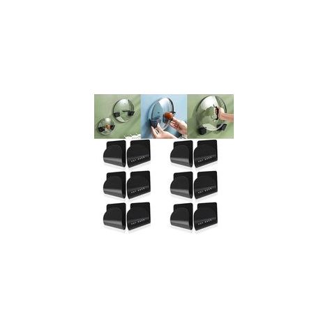 Lntyq Set mit 6 Paar verstellbaren Deckelhaltern für Schranktüren, verstellbarer Topfdeckel-Organizer (1/5)