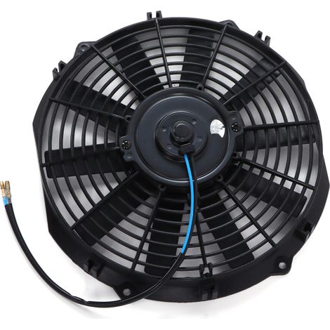 Ventilateur de refroidissement ultra-mince 12 V 12 pouces pour radiateurs de véhicules électriques, 2100 tr/min, 10 pales